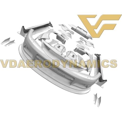 Suitable For 08-11 Subaru Impreza WRX Sti 10 GRB VAD-VRS FRP Widebody Full Body Kit