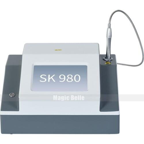 Professional 30W 980nm Diode Laser for Facial Remove Spider Veins Red Blood Vessels Machine for Clinic