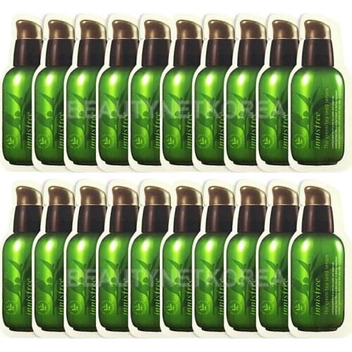 ZANABILI Korea The Green Tea Seed Serum Sample 1ml * 20pcs Moisturizing Face Cream Cosmetics of Korea