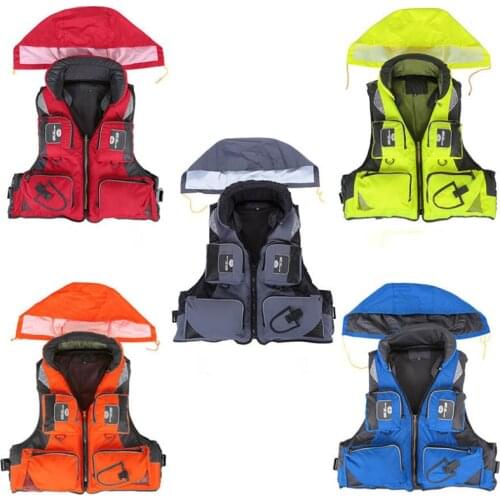 Outdoor Sport Fishing Vest Men Breathable Swimming Life Jacket Safety Waistcoat Survival Utility Hunting Vest Colete Salva-Vidas