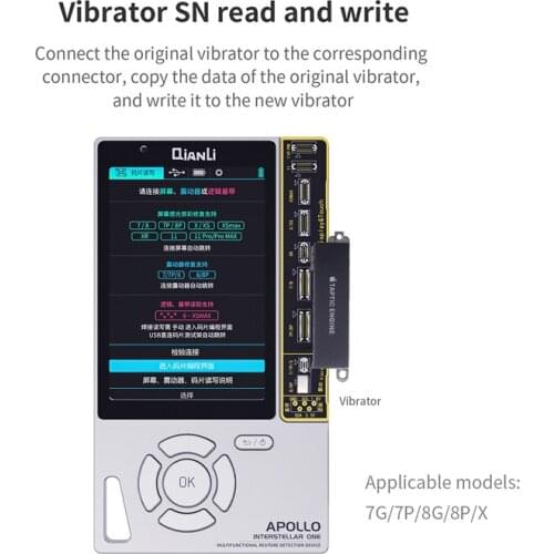 QianLi Apollo Restore Detection Device for iPhone 11 Pro Max XR XS 8P 8 7P 7 True Tone Battery Data Cable Baseband Repair