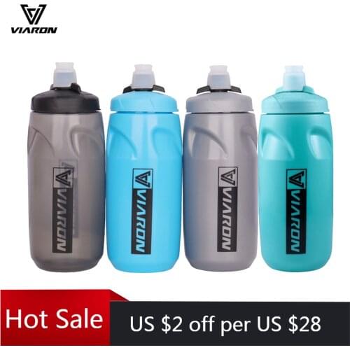 VIARON Bicycle Water Bottle 610/620ml MTB Bike Cycling Leak Proof Drink Bottle Portable Outdoor Sport Bottle Running Bike Kettle