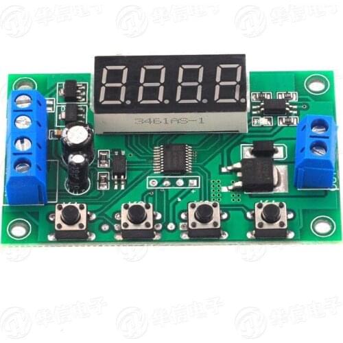 Cycle Delay Time Relay Multifunctional Pulse Trigger Timer DC 7-24V Delay Relay Timing Relay High Quality Module DIY