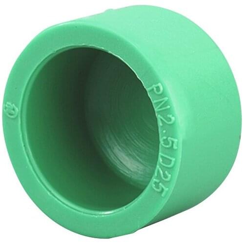 Gogo green color high quality DN15 DN20 DN25 PPR cap water pipe plug