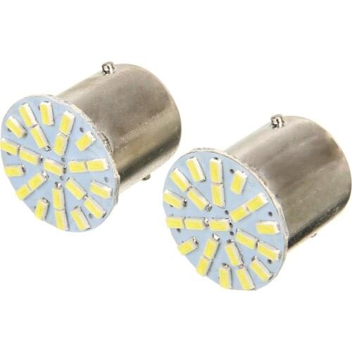 10pcs 24V 1156 BA15S 1206 22SMD LED Backup Light Cool White LED Car Reverse Turn Light Lamp Car Styling