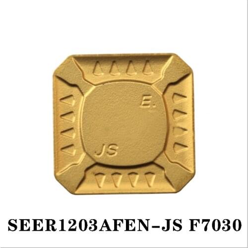 100% Original SEER SEER1203AFEN JS F7030 10pcs Carbide Insert CNC lathe Blade Imported From Japan High Quality And Efficiency