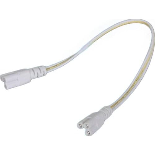 20cm T5 T8 Double End 3 Pin LED Tube Connector Cable Wire Extension Cord for Integrated LED Fluorescent Tube Light Bulb