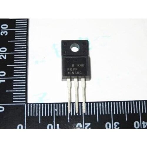 50PCS FQPF10N60C 10N60 N-Channel MOSFET TO-220F