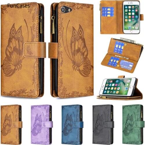 Phone Shell Case For capinha Apple iPhone 8 High-Capacity Wallet Phone Cover sFor Etui Apple iPhone telefon 7 SE 2020 Plus 8