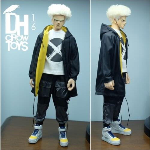 CROWTOYS Scale 1/6 Trendy Fashion Coat Shirt For Body Male 12inch Doll Soldier Collective