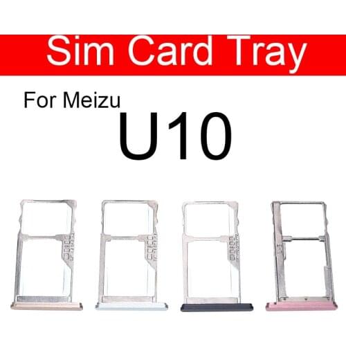 Dual Sim Card Tray Holder For Meizu U10 U680h Sim Memoty Card Slot Adapter Socket Cell Phone Replacement Repair Parts