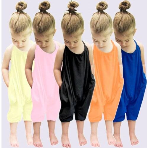 EIKFI Summer Overalls For Girls