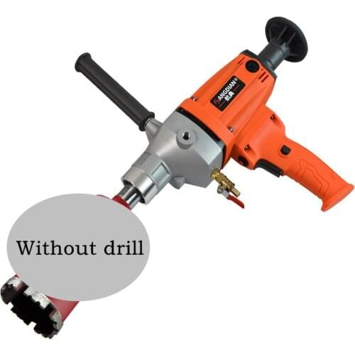 2400W 168mmElectric Diamond Core Drilling Machine High power Handheld Concrete Core Drill Machine with Water Pump Accessories