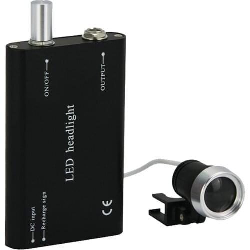 Headlight for Dental Loupes Binocular Surgical Magnifier LED Head Lamp Light for Medical Dentist Magnifying Glasses with Battery