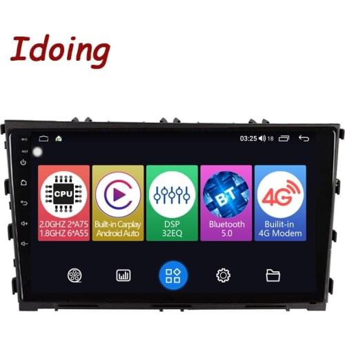 Idoing 10.2''ar Android Auto Carplay Radio Multimedia Player For Hyundai MISTRA 2012-2017 GPS Navigation Head Unit Plug And Play