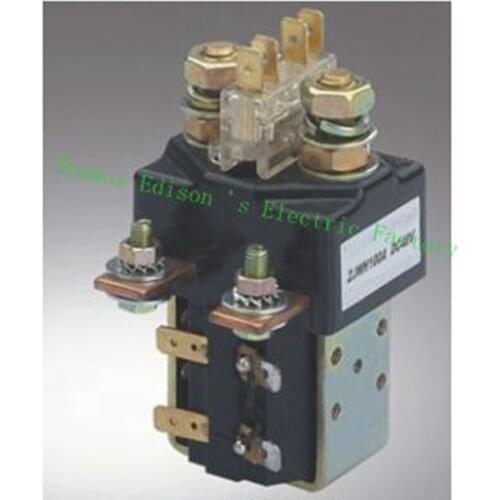 SW84 NO+NC style 12V 24V 36V 48V 60V 72V 100A DC Contactor ZJWH100A for motor forklift electromobile grab wehicle car winch