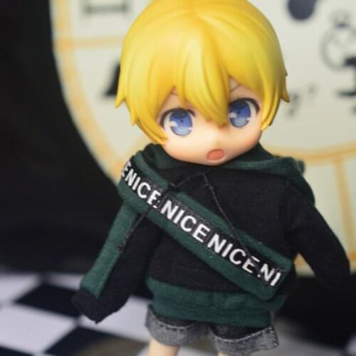 Ob11 baby clothes fleece coat Molly sister head 1/12 BJD GSC plain body doll clothes doll accessories