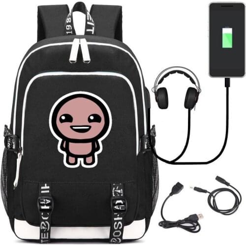 New The Binding of Isaac Backpack Student School Bags Bookbag Cosplay Unisex Laptop Travel Shoulder Bags