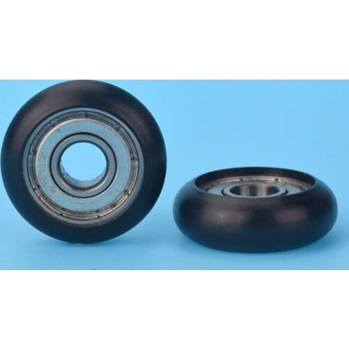 3d printer pulley 8mmx29mmx10mm nylon plastic spherical arc ball bearing include 608ZZ radius 5mm 1pcs