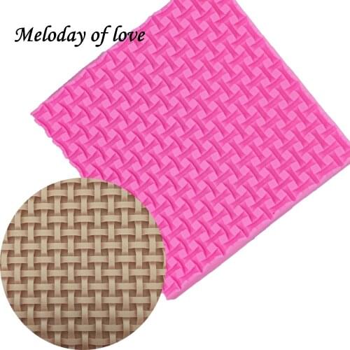 1Pcs DIY Bamboo pattern Silicone Mold Fondant Mould cake decorating tools Cake Onlay Border Embosser Mold T1277