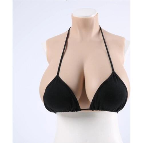 H-Cup 4550g Warehouse Breast Forms Crossdresser Artificial Boobs Shemale Silicone Breast Fake Boob Transgender Huge Drag Queen