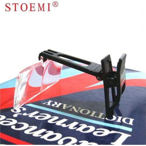 STOEMI 8511 Binocular Magnifier 1.5X Eyeglasses Magnifier Clip on Lens for Supporting Glasses Hobbyhorse Vision Aids