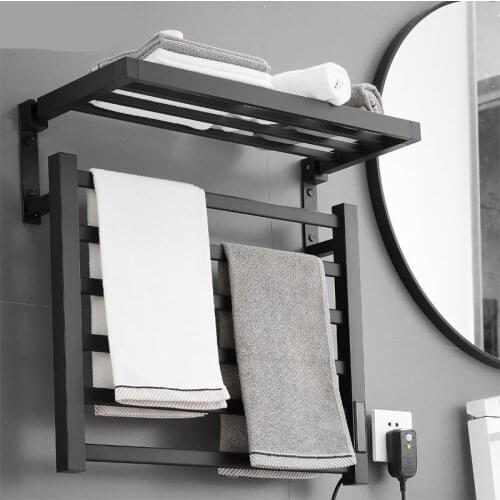 Smart wifi waterproof energy-saving electric towel rack electric heating constant temperature disinfection drying rack