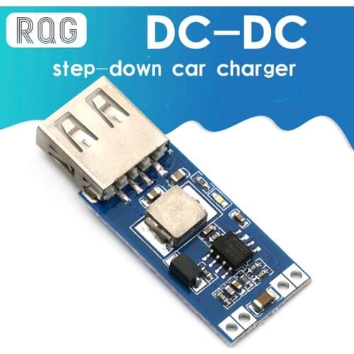 1PCS 9V/12V/24V to 5V DC-DC step-down car charger USB car charger 3A output buck regulator power supply module