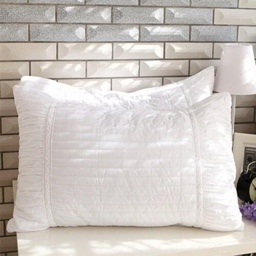 2pcs Embroidered pillow case quilt European style luxury pillowcase bedding pillow handmade twinkle pillow cover no filler
