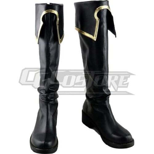 Anime Cosplay Shoes Boots Princess Connect! Re:Dive Monika Costume Hand-made Leather Christmas Halloween Free ship ACS-1153