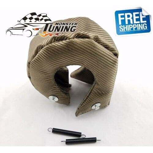 Free Shipping Titanium High Quality T3 Turbo Charger Cover Turbo Blanket Heat Shield Cover