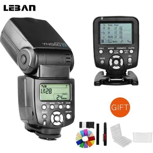 Yongnuo YN560IV Wireless Flash With YN560TX Flash Controller Trigger For Canon/Nikon Camera