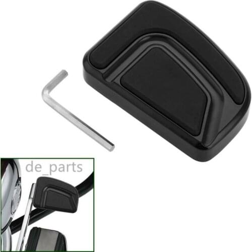 Motorcycle Large Brake Pedal Pad For Harley Touring Road Electra Street Glide FLHX FLTRX Softail Slim Fat Boy FLSTF Deluxe FLSTN