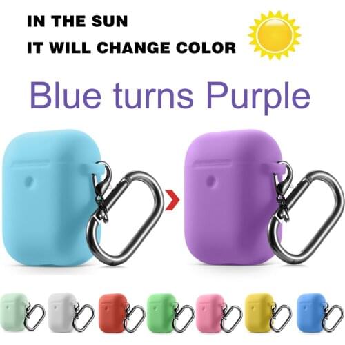 Change Color Silicone Cases for 2 1 Airpods Pro Case Protective Cover for Apple Wireless Bluetooth Earphone Headset Accessories