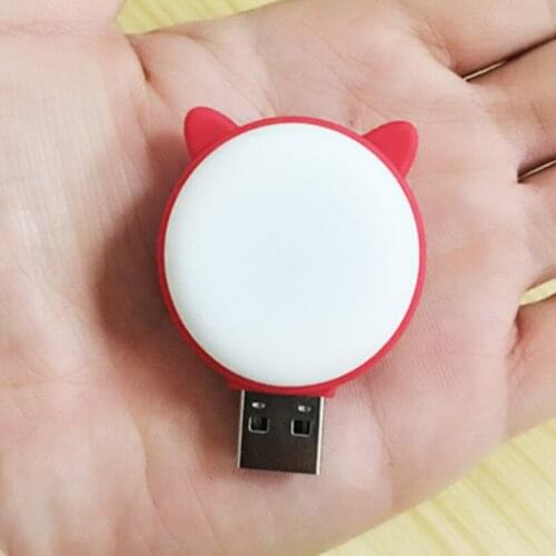 DC5V USB Mini Night Light Lovely Atmosphere Lamp LED Portable Book Light Cute Reading Lamp Desk Lamp For Working Outdoor Camping