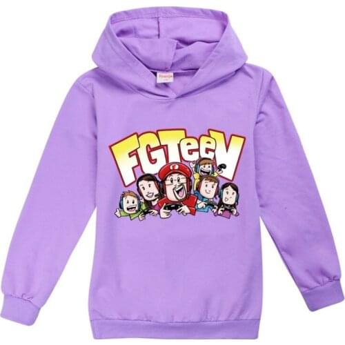Girls fgteev T shirt New Arrival Sweatshirt Hoodies Kids Hip hop Baby Boys T-shirt Children Long Sleeve Autumn Clothes Tops