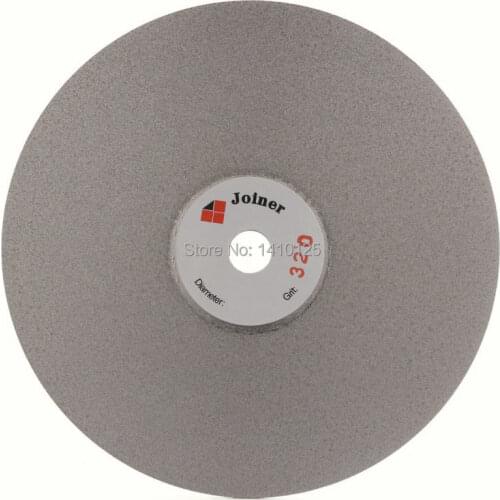 6" inch 150 mm Grit 320 Diamond Grinding Disc Abrasive Wheel Coated Flat Lap Disk for Gemstone Jewelry Glass Rock Lapidary
