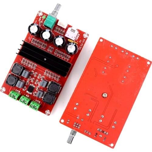 2x100W XH-M190 TPA3116 D2 Dual Channel Digital Audio Amplifier Board TPA3116D2 Two Channel Module 100W+100W 12-24V