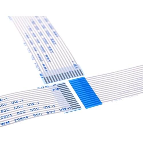 10pcs Flexible Flat Cable FFC 15 PIN 1.25 mm pitch Same Contact Sides 60 100 150 200 300 mm Length Type A Forward