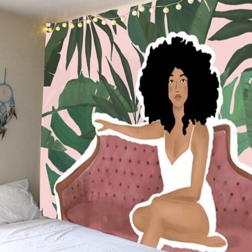 University Dormitory Tapestry Beauties, Forest, Cartoon Wall Decoration Bedroom Decoration Cloth