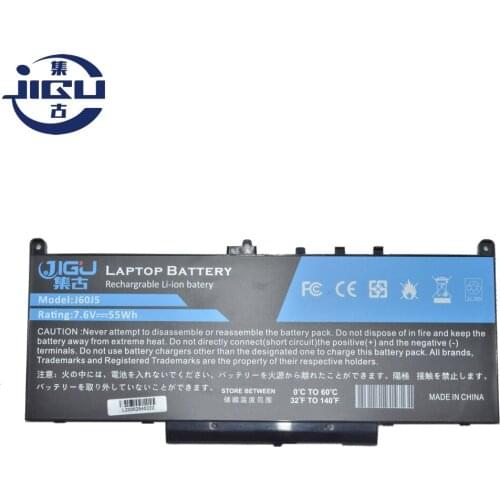 JIGU New Laptop Battery 7.6V J60J5 0F1KTM 451-BBSY MC34Y 1W2Y2 P26S 451-BBSY For DELL For Latitude 12 E7470