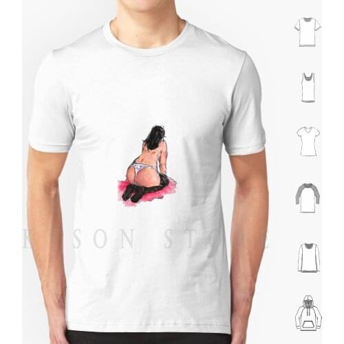 Kawaii Pantsu! T Shirt Cotton Men Diy Print Sketch Anime Anime Girl Manga My Art Ecchi Illustrarion Ilustración Hentai