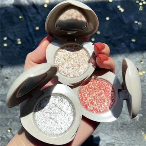 Shimmer Matte Glitter Eyeshadow Palette Pigmented Metallic Diamond Shiny EyeShadow Pallete Maquiagem Makeup Palette Cosmetic