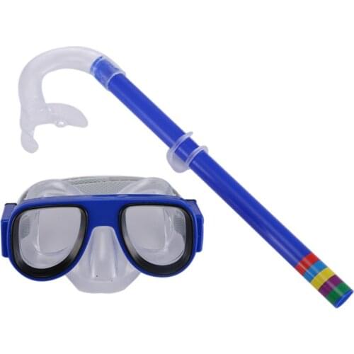 Swimming Goggles Snorkel Tube Set Anti-fog Diving Goggles Snorkels Tube With Soft Silicone Mouthpiece Swimming Pool Equipment
