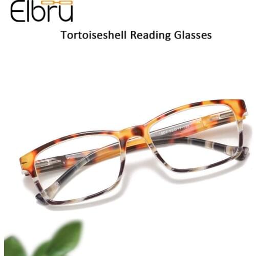Elbru Anti-blue Reading Glasses Fashion HD Reading Glasses For The Elderly Glasses For Men Women +1.0 +1.5 +2.0 +2.5 +3.0 +3.5