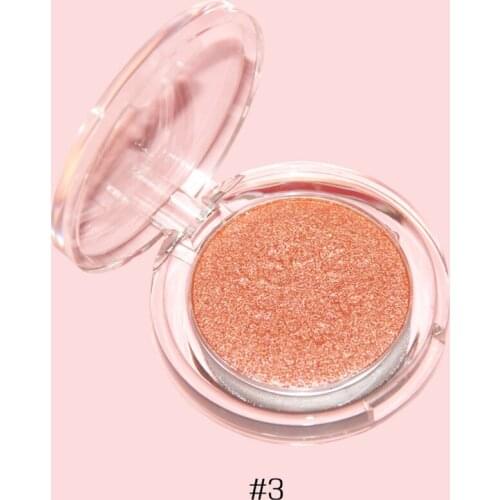 10 Piece Snowflake Shimmer Highlighter Palette Private Label Face High Pigment Contour Powder Single Makeup Wholesale