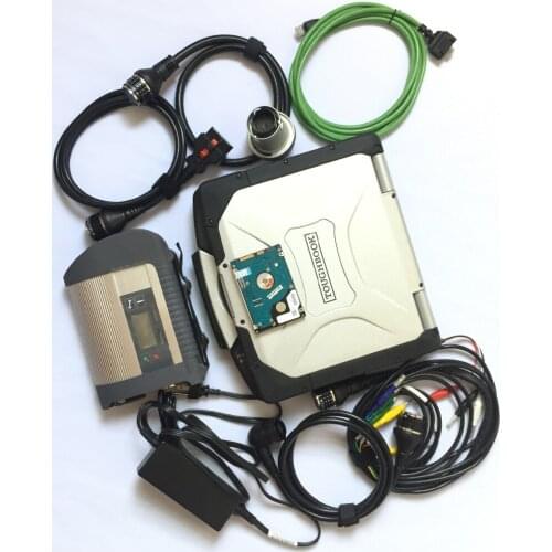 For MB Car Diagnostic Software MB Star C4+HDD/SSD+4GB CF30 Laptop Auto professional program Tool SD Connect C4 Ready to Use Car