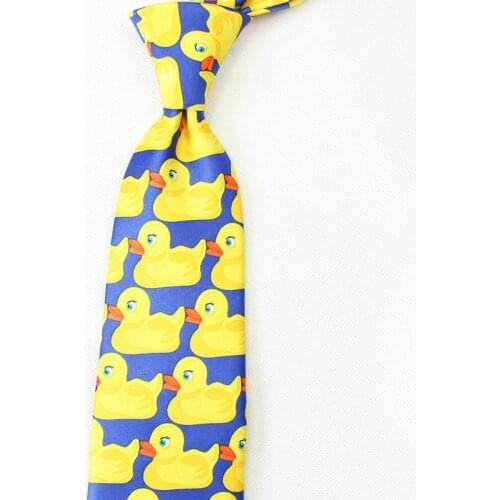 The Big 8 cm Yellow Rubber Ducky Ties For Men Same Style From How I Met Your Mother Barneys Neck tie Brand Gravata Cravat