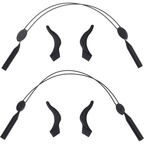 New Fashion Silicone Sports Glasses Neck Cord Eyewear Lanyard Eyeglasses Band Glasses Scalable Cord