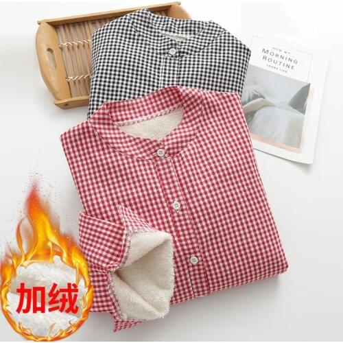 Shzxssfy Women's Plaid Shirts